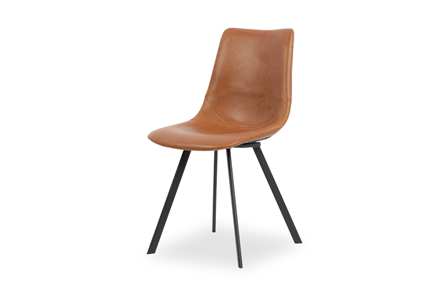 Eetkamerstoel Oslo - cognac