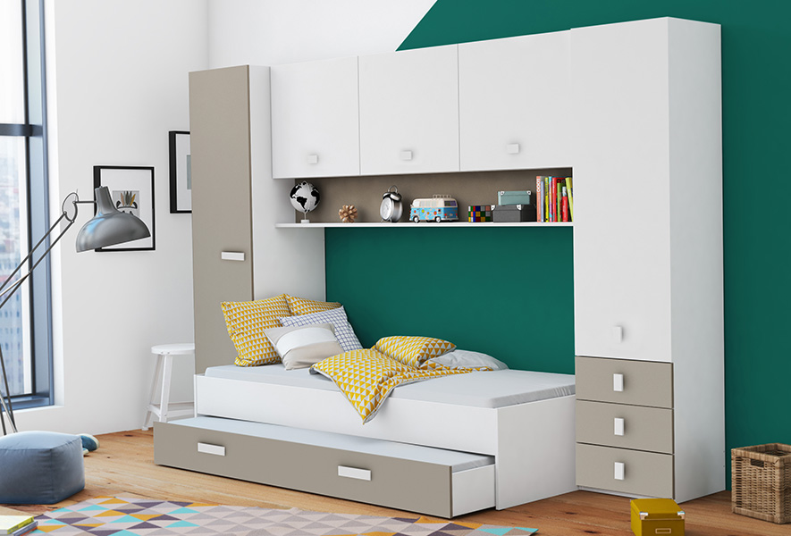 Tienerbed met opbergruimte Tidy 