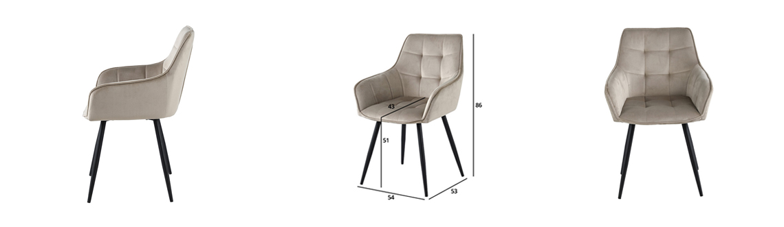 zithoogte en zitdiepte van eetkamerstoelen